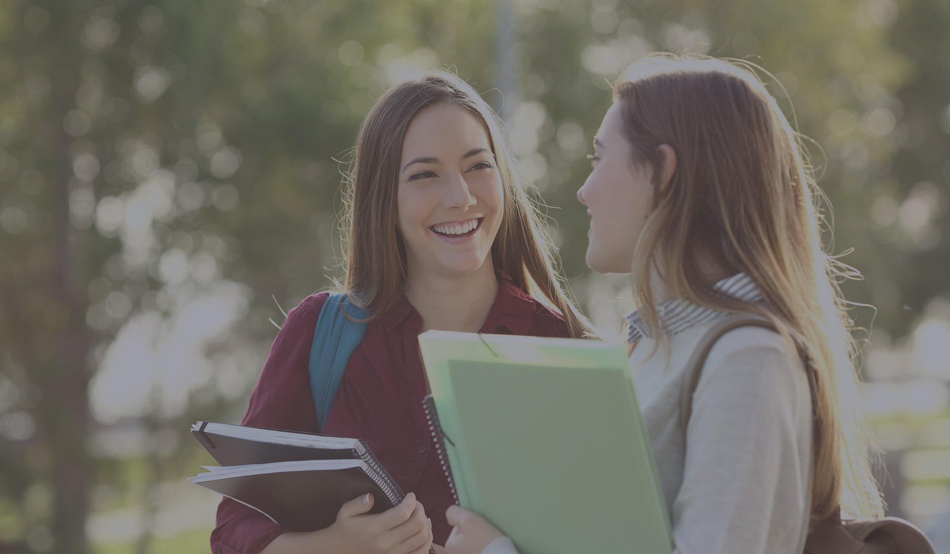 Sustainability in schools - older students talking